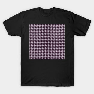 "Temptress" Med Houndstooth by Suzy Hager     Violet & Browns T-Shirt